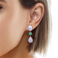 Boucles d'oreilles Cianfrone Gioielli Femme in Argent Quarzo ORAR-2-198 - ORAR-2-198